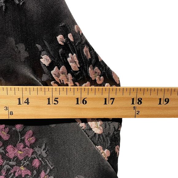 Zarr Collection Cocktail Dress Black and Pink Removeable Collar Flounce XS? - Picture 5 of 7